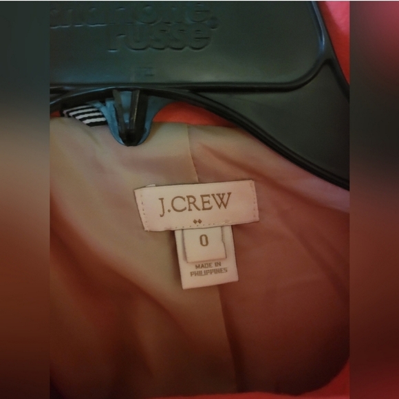 J.Crew Cocoon Coat in Italian Stadium-Cloth Wool Blend Coral Pink Size 0 - Picture 4 of 9